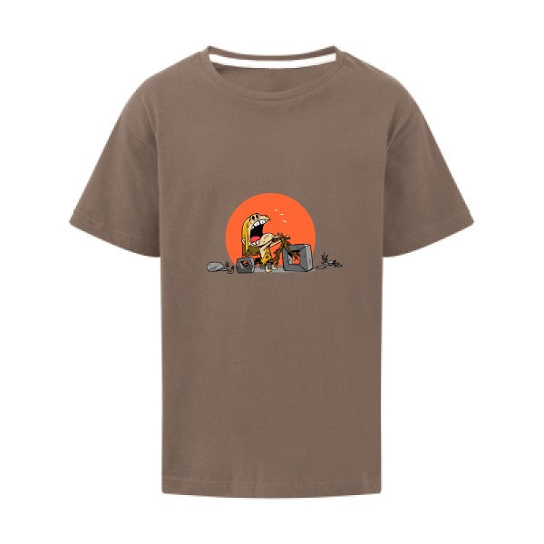 Wheel SG - Kids T-shirt enfant Deep Taupe Taille 128 (7-8/L)