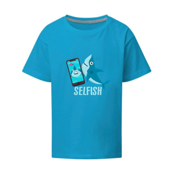 Selfish SG - Kids T-shirt enfant Turquoise Taille 152 (11-12/2XL)