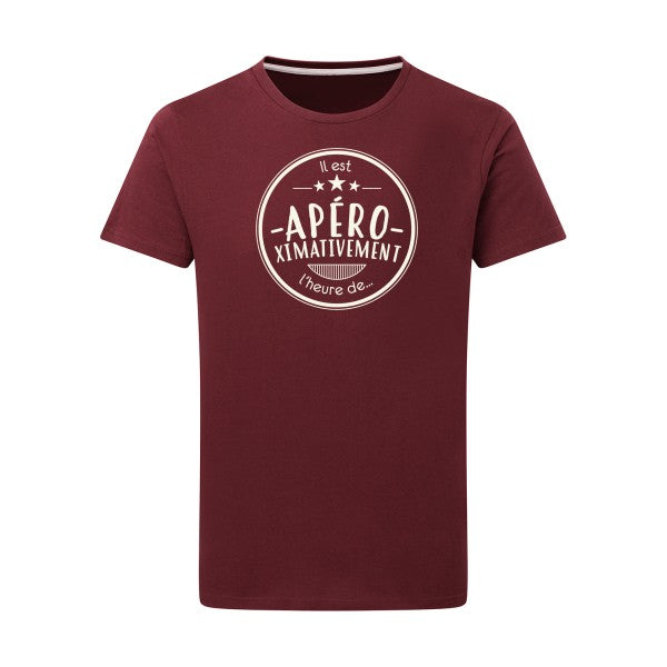 Apéro  Tshirt original Burgundy  2XL