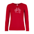 t-shirt lsl femme Peace-and-velo Red flex Rose