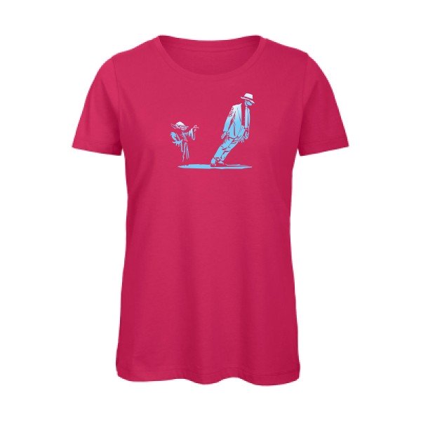 la-verite-sur-MJ- - t-shirt original femme Fuchsia