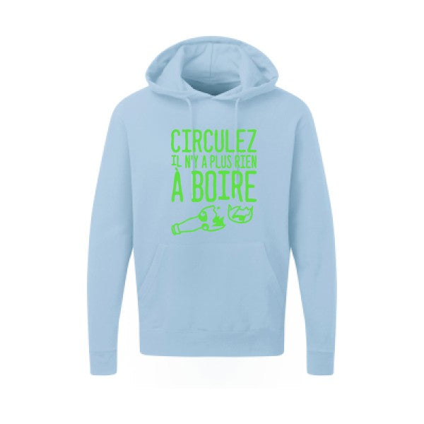 Circulez il n'y a plus rien à boire Vert fluo SG - Hooded Sweatshirt Sweat capuche