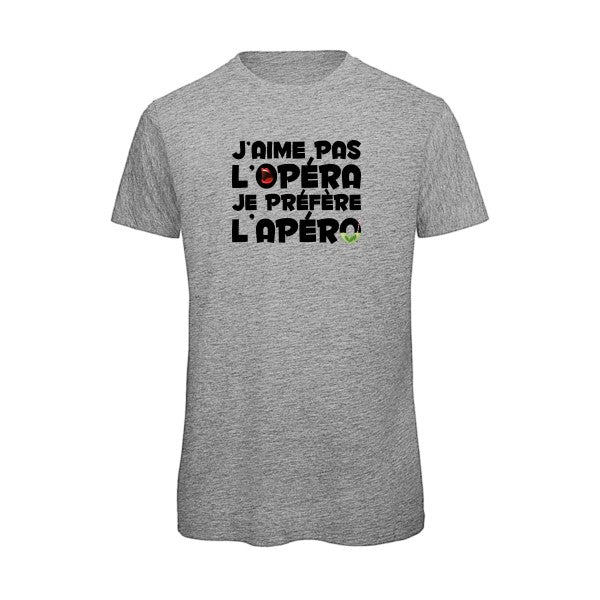 T-shirt humour original Operapero T Shirt couleur Sport Grey
