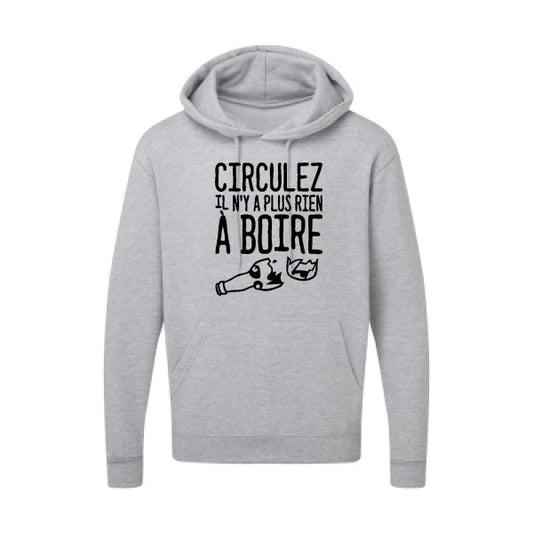 Circulez il n'y a plus rien à boire Noir SG - Hooded Sweatshirt Sweat capuche