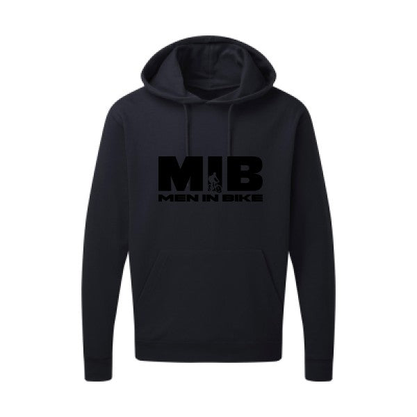 MEN IN BIKE Noir SG - Hooded Sweatshirt Sweat capuche