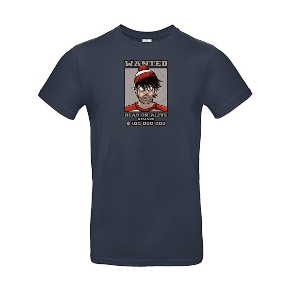 T-shirt humour original ou est il T Shirt couleur Navy