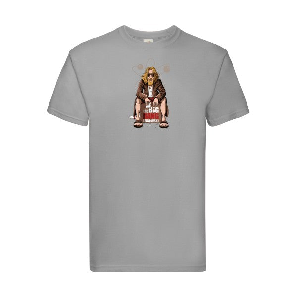 The big bang Lebowski Fruit of the loom 205 g/m² T-shirt/ zinc