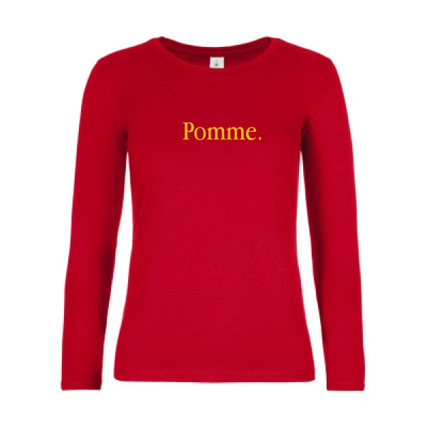 Damen-T-Shirt LSL Subliminale Werbung