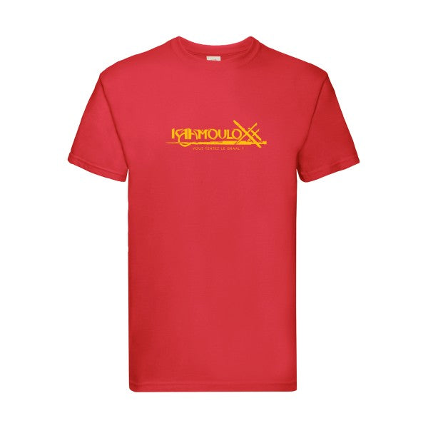 T-shirt|KAAMOULOXX ! |flex jaune Or| Fruit of the loom 205 g 