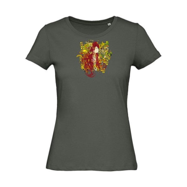 opium- - t-shirt original femme Millennial Khaki