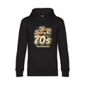 70s- Sweat à capuche original Black - RueDuTeeshirt