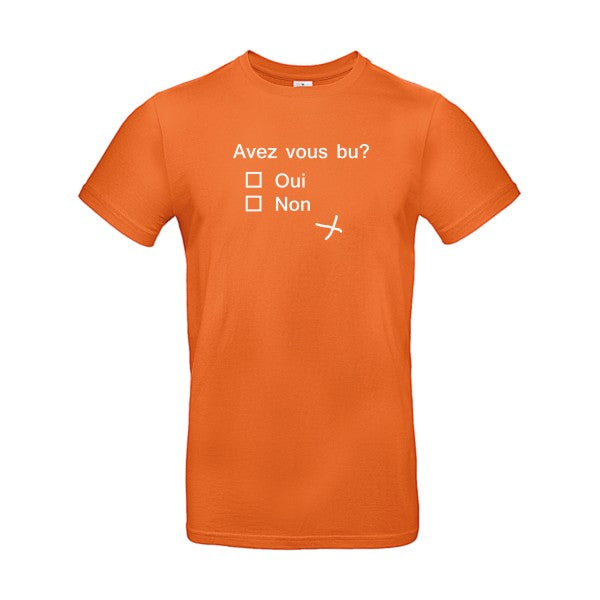 Avez vous bu ? B&C - E190 T-shirt|Urban Orange||2XL