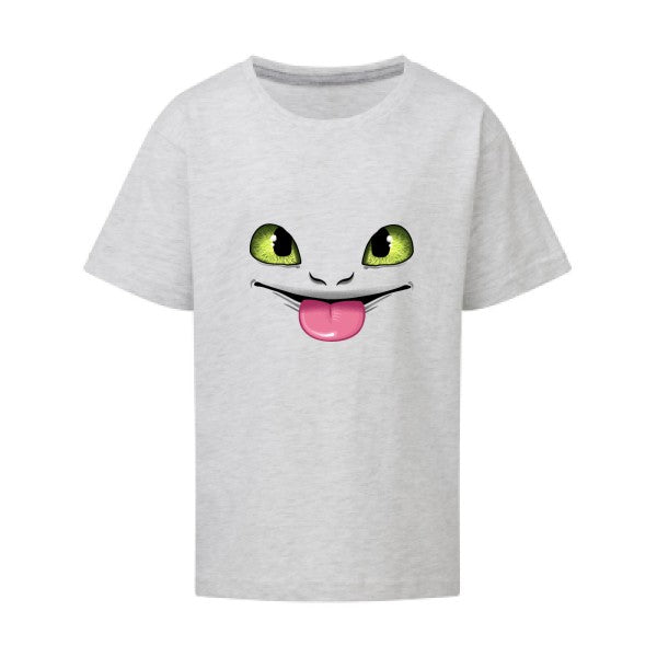 Dragon tongue SG - Kids T-shirt enfant Ash Grey Taille 152 (11-12/2XL)