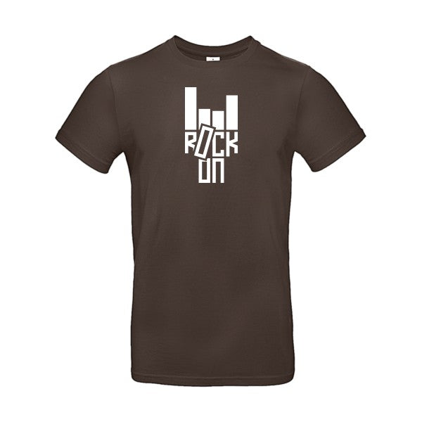 Rock On ! B&C- T-shirt E190|Brown||2XL