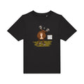 t-shirt humour enfant -Gaz-a-effet-de-cerf- couleur  Black