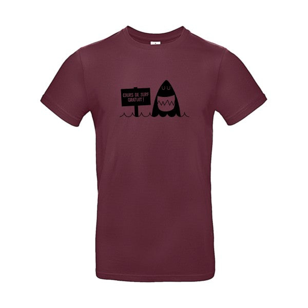 Cours de surfFlex noir- T-shirt E190|Burgundy||2XL