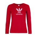 t-shirt lsl femme bananas Red flex Rose