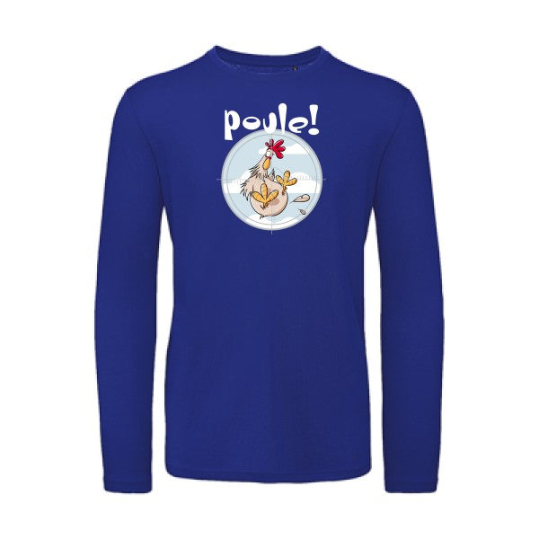 Poule ! | T-shirt original LSL Cobalt Blue 2XL