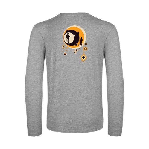 70-s-t-shirt-manches-longues-original-humour -Sport Grey