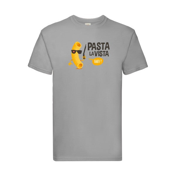 Pasta la vista Fruit of the loom 205 g/m² T-shirt/ zinc