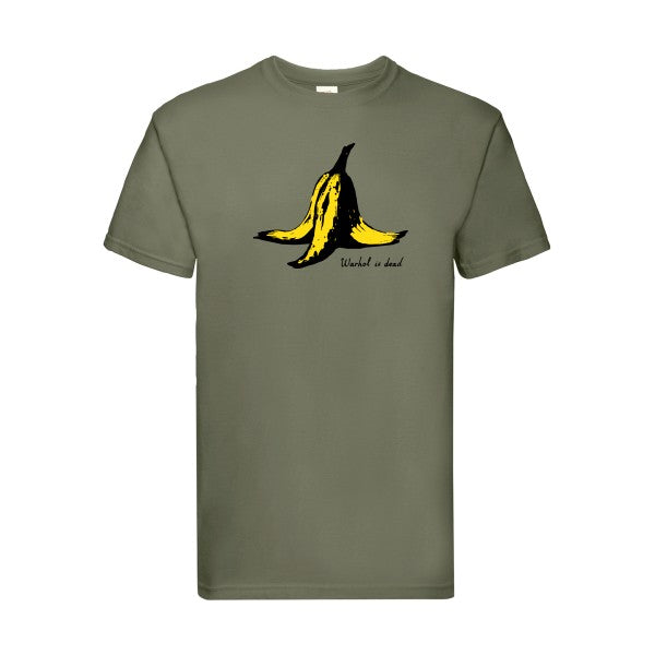 IS DEAD Fruit of the loom 205 g/m² T-shirt/ classic olive