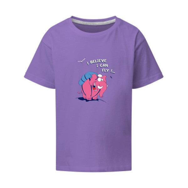 Just believe you can fly  SG - Kids T-shirt enfant Aster Purple Taille 152 (11-12/2XL)