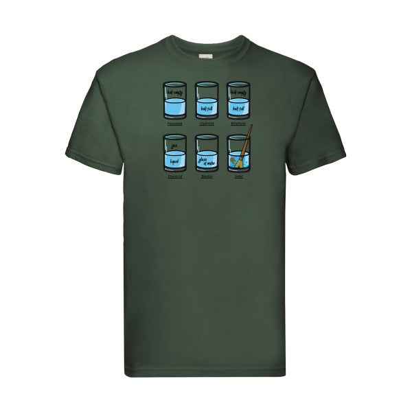 Artist Fruit of the loom 205 g/m² T-shirt/ bottle green