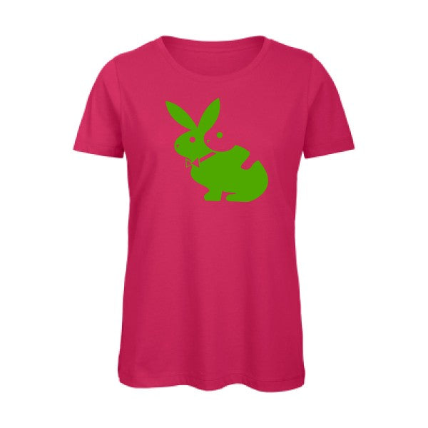 T shirt humour bio femme   femme bio|hot  Vert pomme 