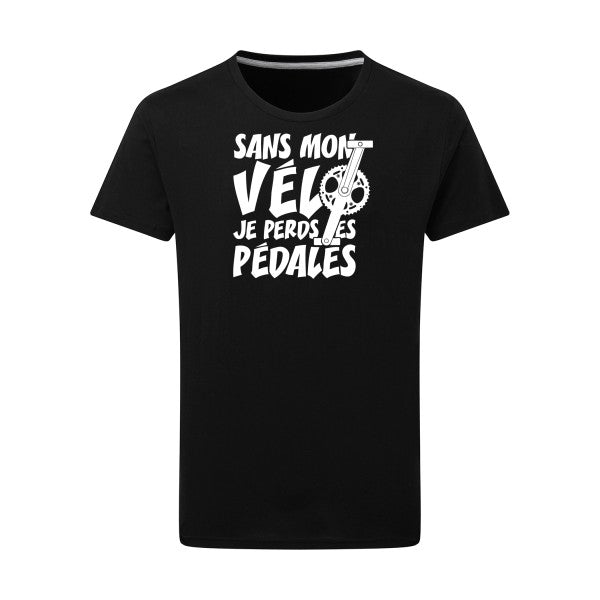 Sans mon vélo, je perds les pédales ! - Flex Blanc Tshirt original Dark Black  4XL