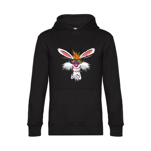 Rabbit-- Sweat à capuche original Black - RueDuTeeshirt