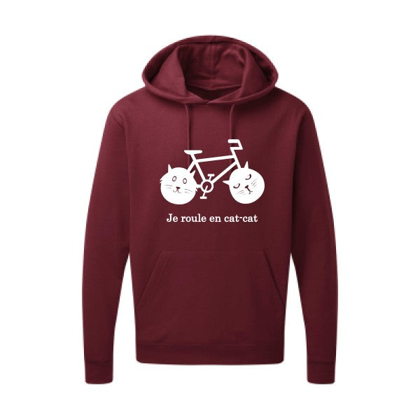 cat-cat bike Blanc SG - Hooded Sweatshirt Sweat capuche