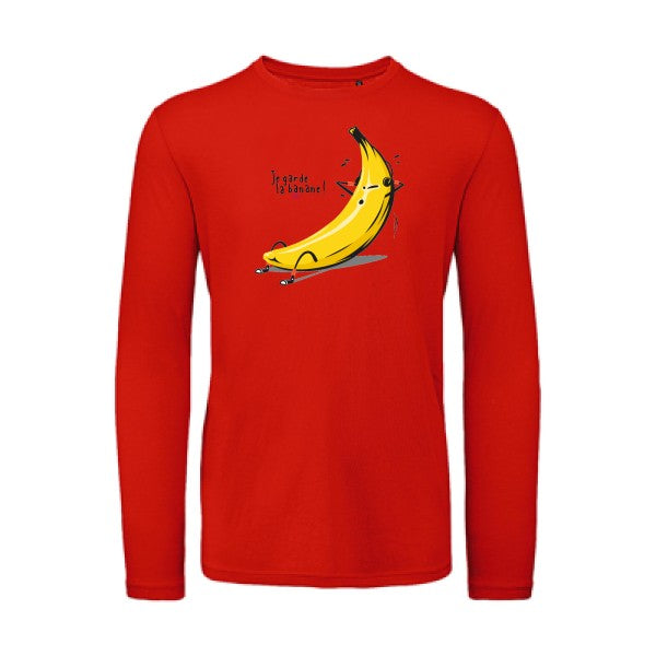 Je garde la banane ! | T-shirt original LSL Fire Red 2XL