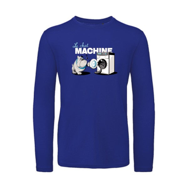 Le Chat Machine | T-shirt original LSL Cobalt Blue 2XL