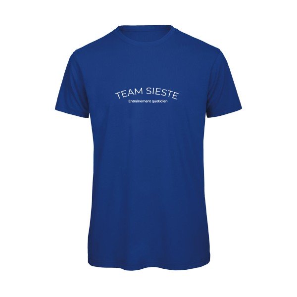 team-sieste-t-shirt  Royal Blue Flex Blanc