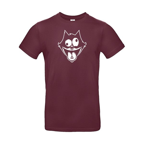 Freak the cat !Flex Blanc - E190 T-shirt|Burgundy||2XL