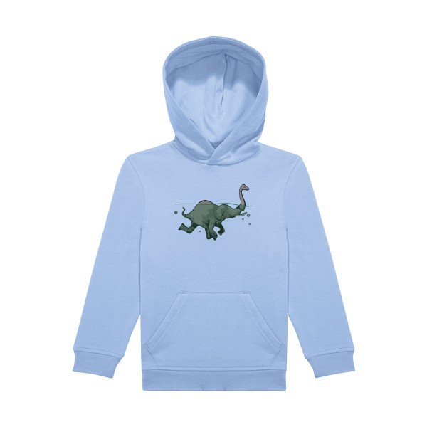 sweat capuche enfant Bleu Ciel Loch-Ness-Attraction