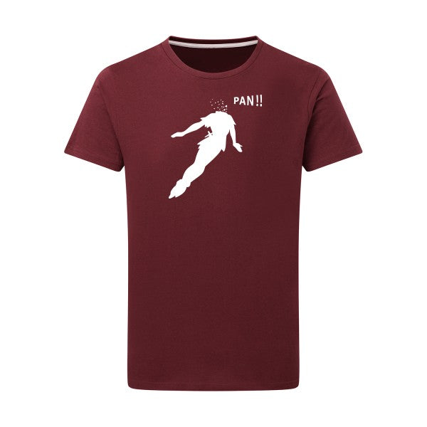 Peter Blanc -Flex Blanc sur T-shirt SG  Burgundy  2XL