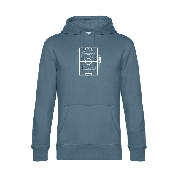 Tactique-secrete sweat shirt original nordic blue flex Blanc impression Face