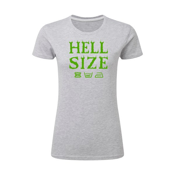 HELL SIZE ! Vert pomme |T shirt original femme|SG