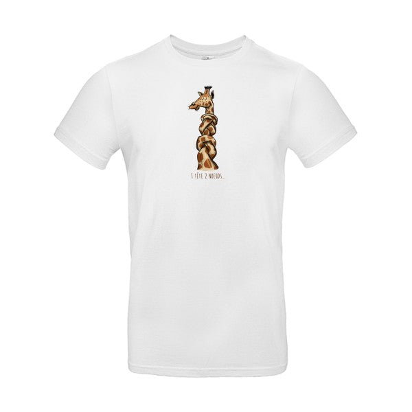 1-tete-2-noeuds - t-shirt original White