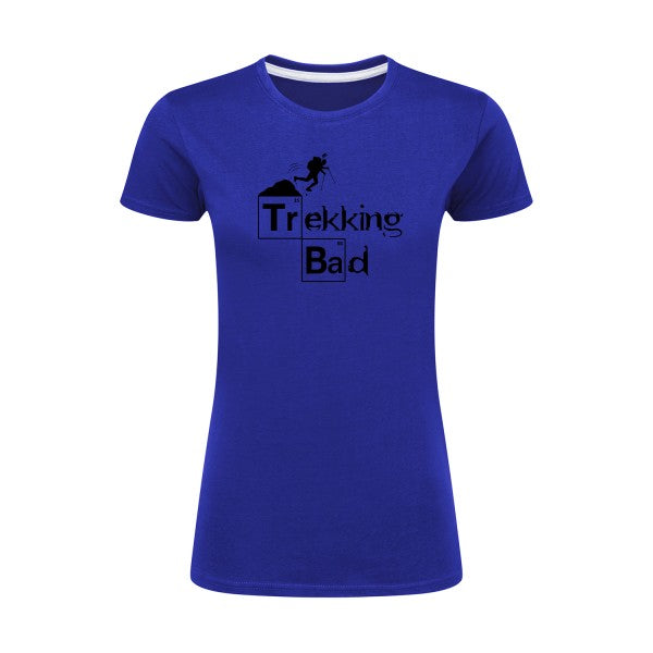 Trekking bad | Noir |T shirt original femme|SG