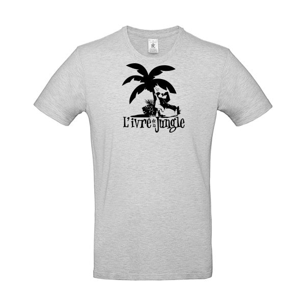 L'ivre de la jungleFlex noir - E190 T-shirt|Ash||2XL