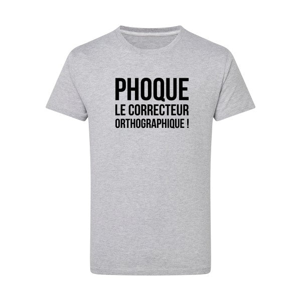 Phoque - Flex noir Tshirt original Light Oxford  5XL