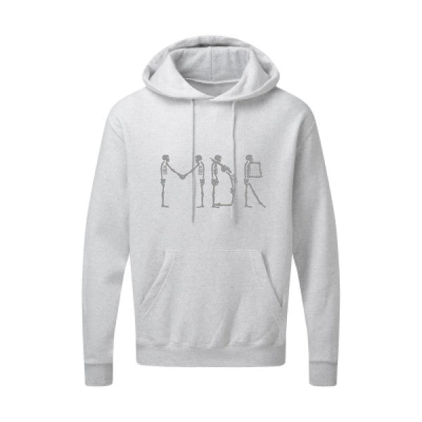 MDR |Sweat  capuche humoristique Gris 