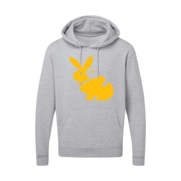 hot  |Sweat  capuche humoristique jaune Or 