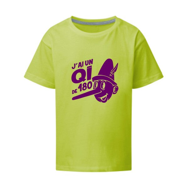 Quotient intellectuel Flex Violet SG - Kids T-shirt enfant Lime Taille 152 (11-12/2XL)