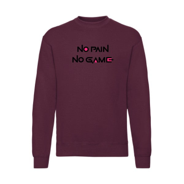 NO PAIN NO GAME  Fruit of the loom 280 g/m² Sweat shirt