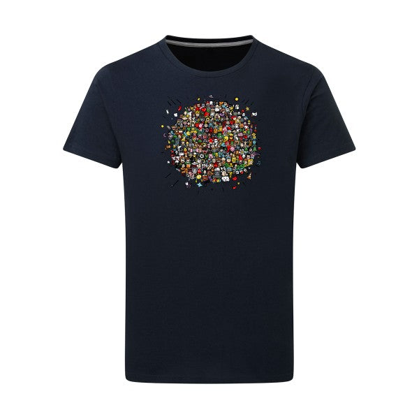 T-shirt homme Planète Pop Culture - T-shirt rigolo pour les fans de culture pop Navy 5XL