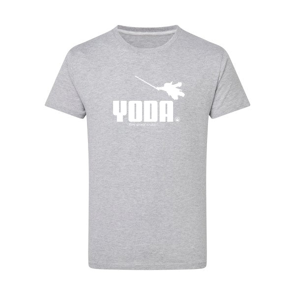 Yoda Blanc -Flex Blanc sur T-shirt SG  Light Oxford  5XL