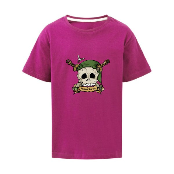 Zelda Skull SG - Kids T-shirt enfant Dark Pink Taille 152 (11-12/2XL)